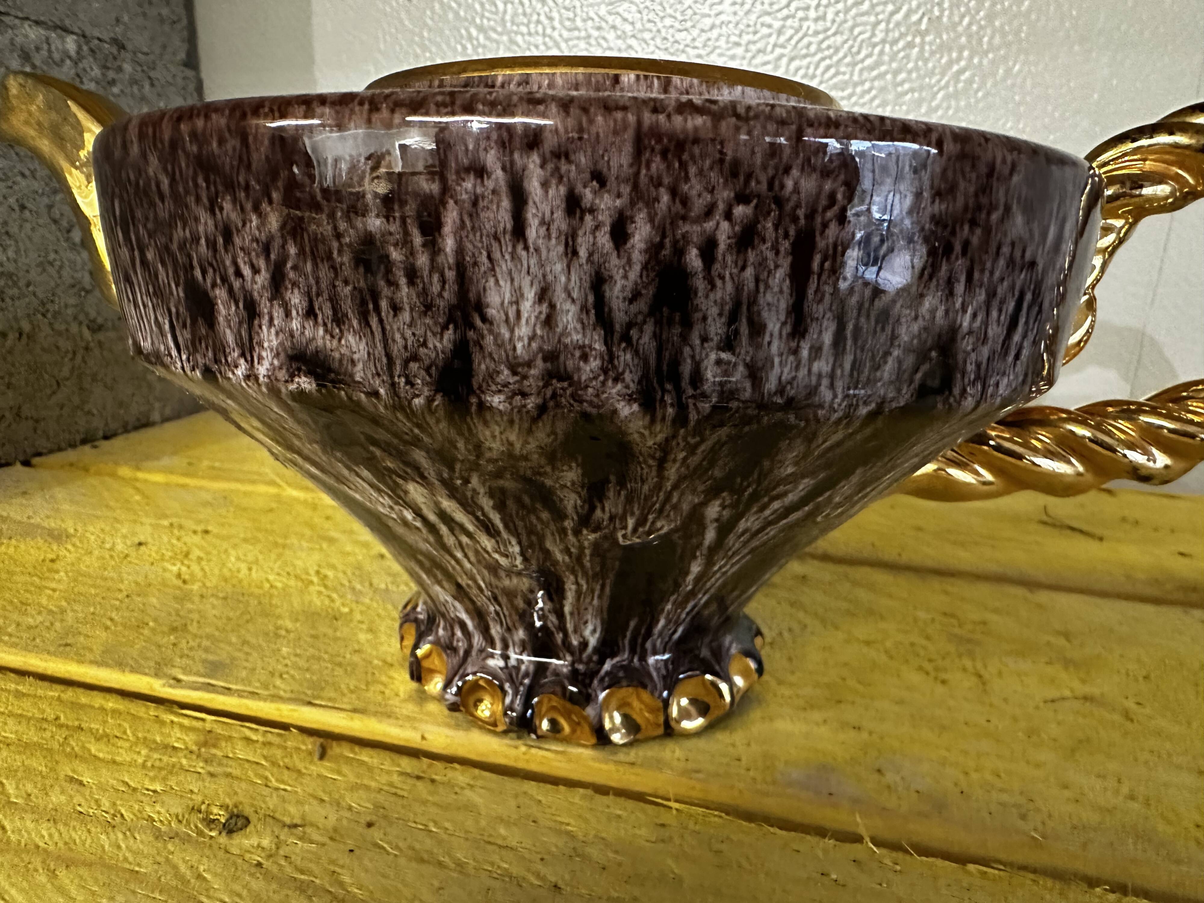 Ceramic milk jug from Vallauris by Marius Giuge