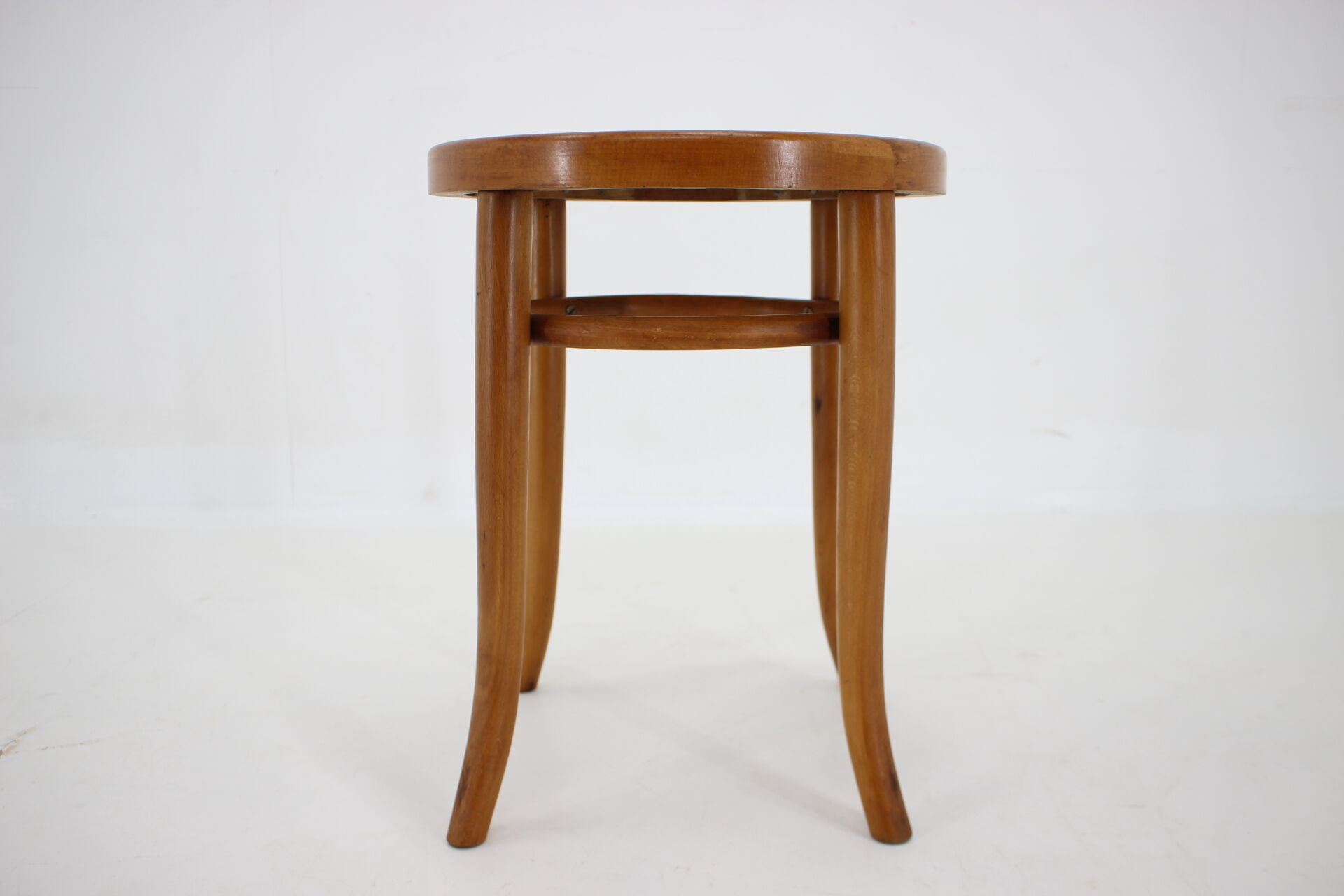 1940s Thonet Stool, Czechoslovakia