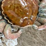 Glazed ceramic crab