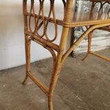 Rattan desk