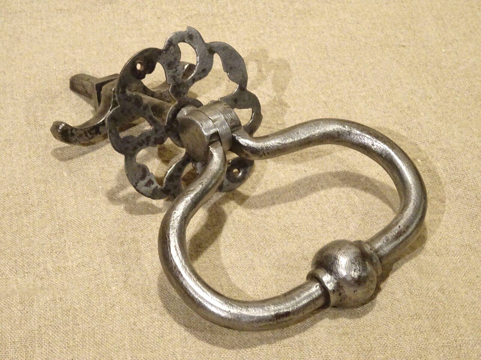 Old 18th 19th century wrought iron door knocker