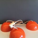 Lustre suspension orange années 70