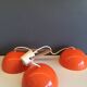 Lustre suspension orange années 70