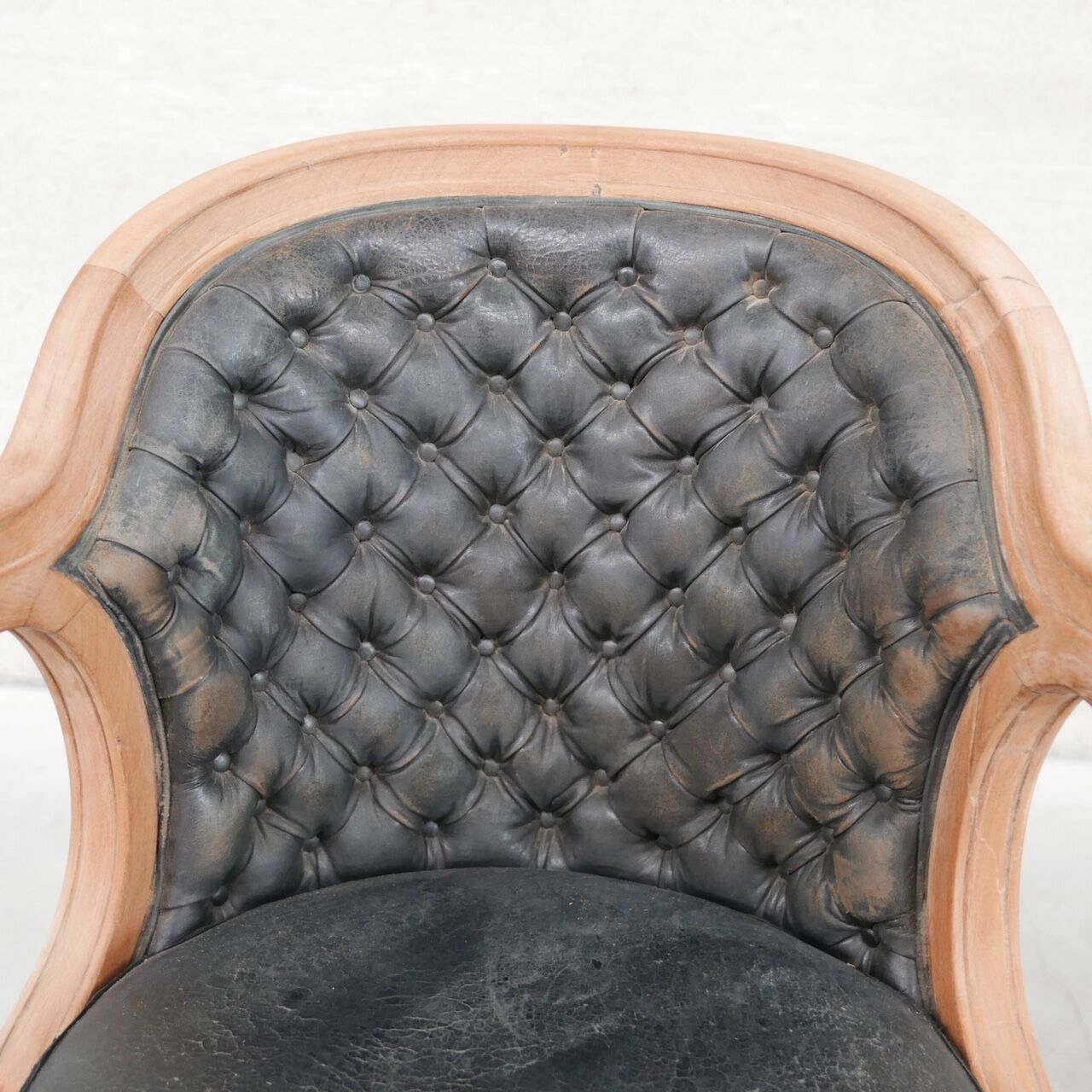 Paire de chaises de bureau pivotantes antiques 'Captain’s'