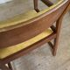 Vintage Danish armchair by Borge Mogensen in yellow velvet