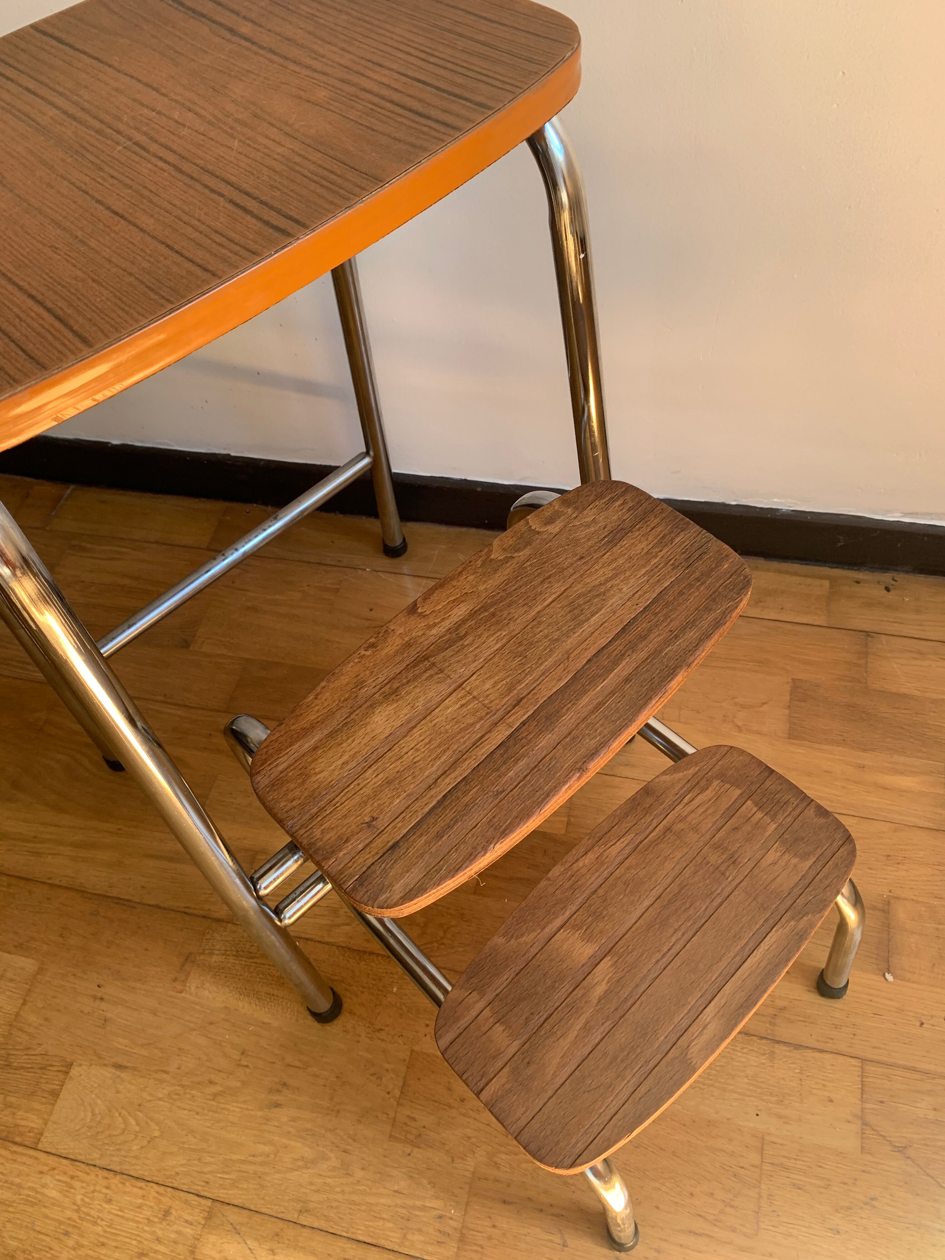 Formica stepladder stool