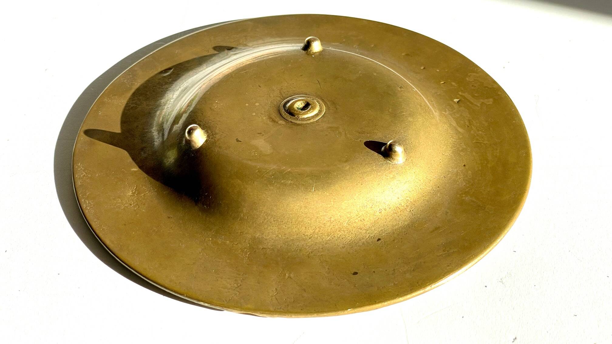 Cendrier en bronze vintage