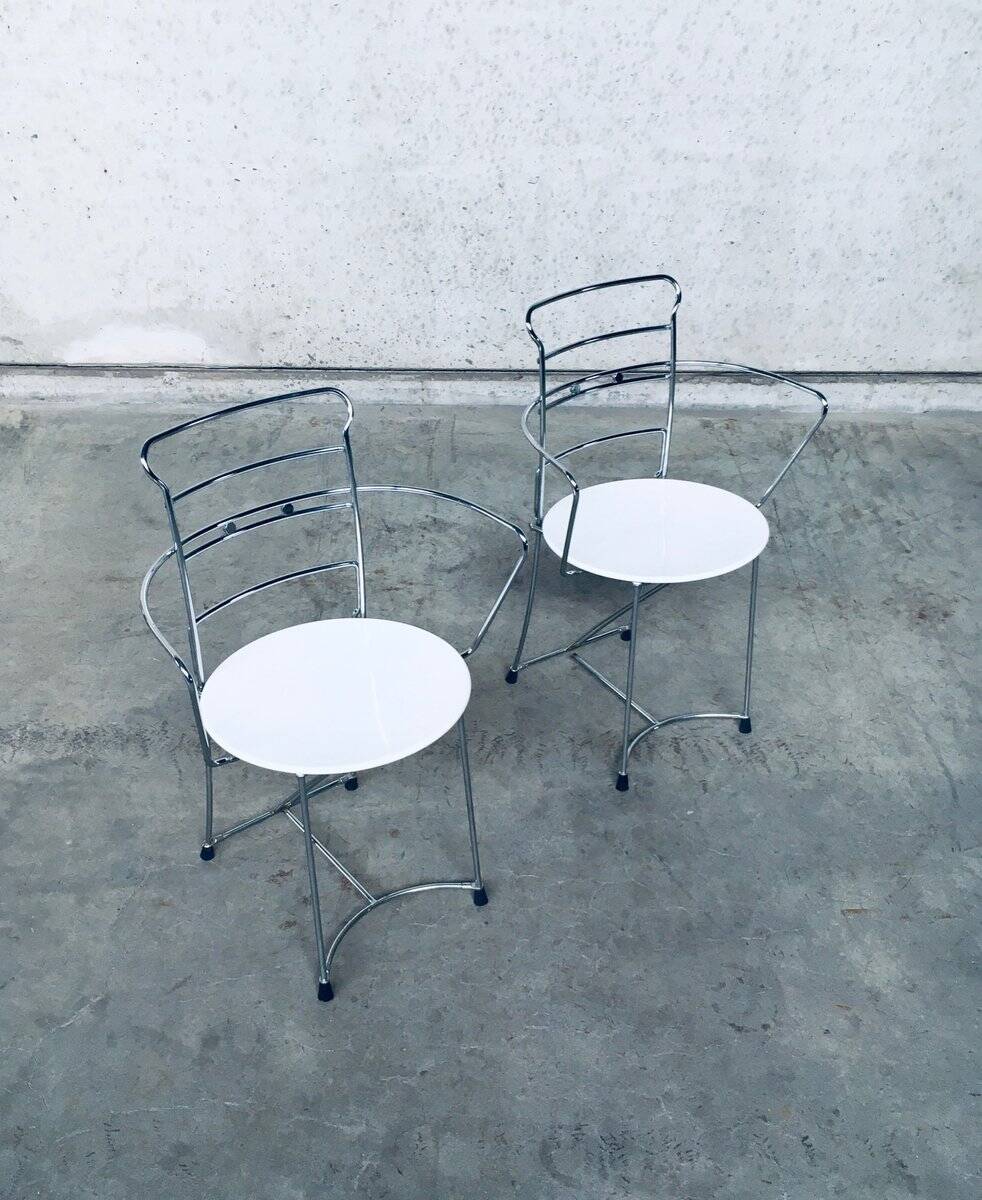 Set of Postmodern Eridiana Dining Chairs by Antonio Citterio for Xilitalia, 1980s