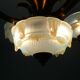 Lustre ezan verre opalescent art deco