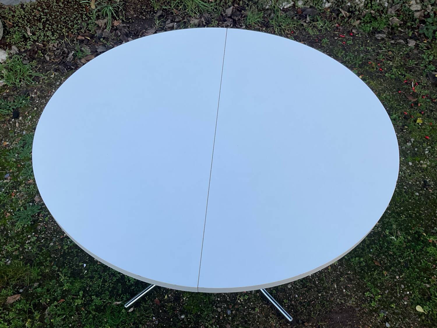 Table à manger extensible des années 70