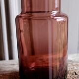 Set 5 vases in blown glass art glass ALLEX, Drôme