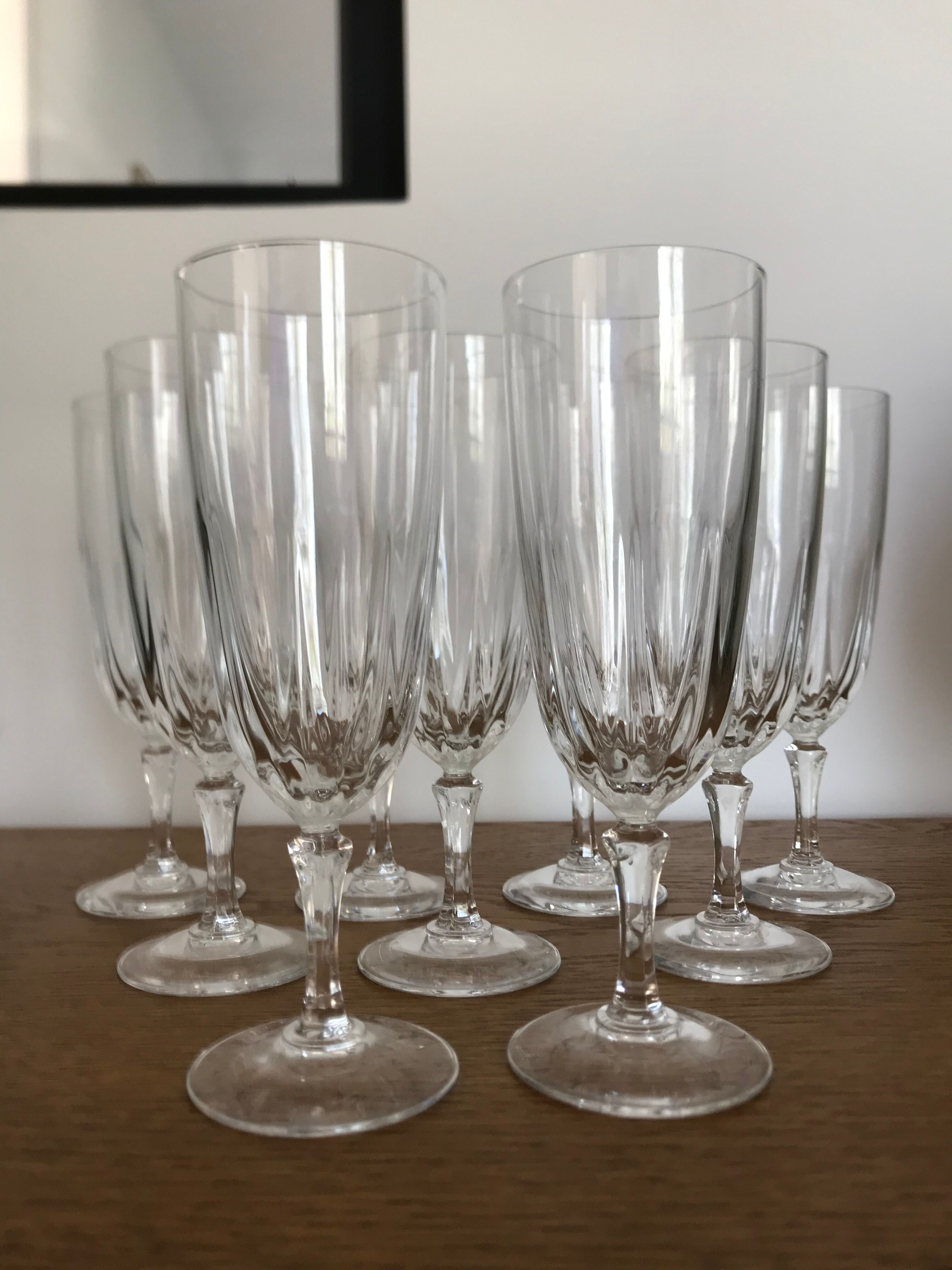 Champagne glasses
