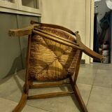Straw armchair