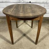 Oval old farmhouse table