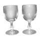 Set of 2 Uni crystal wine glasses from SAINT-LOUIS "2nd choice" H14cm