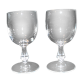 Set of 2 Uni crystal wine glasses from SAINT-LOUIS "2nd choice" H14cm