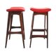 Rosewood bar cabinet "SK 661" and its 2 stools, Johannes Andersen, Denmark, 1960