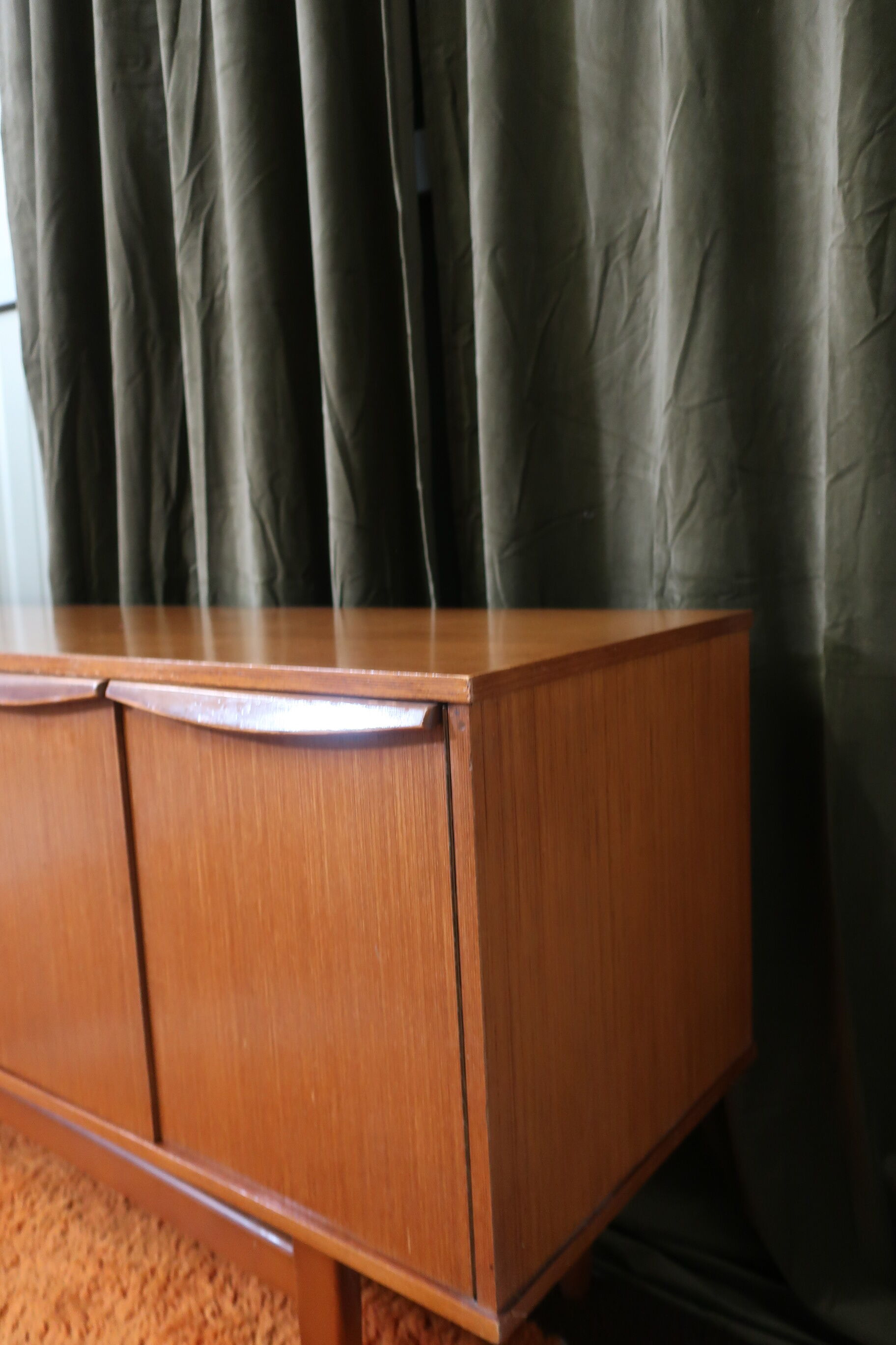 Clear teak sideboard from the 70s