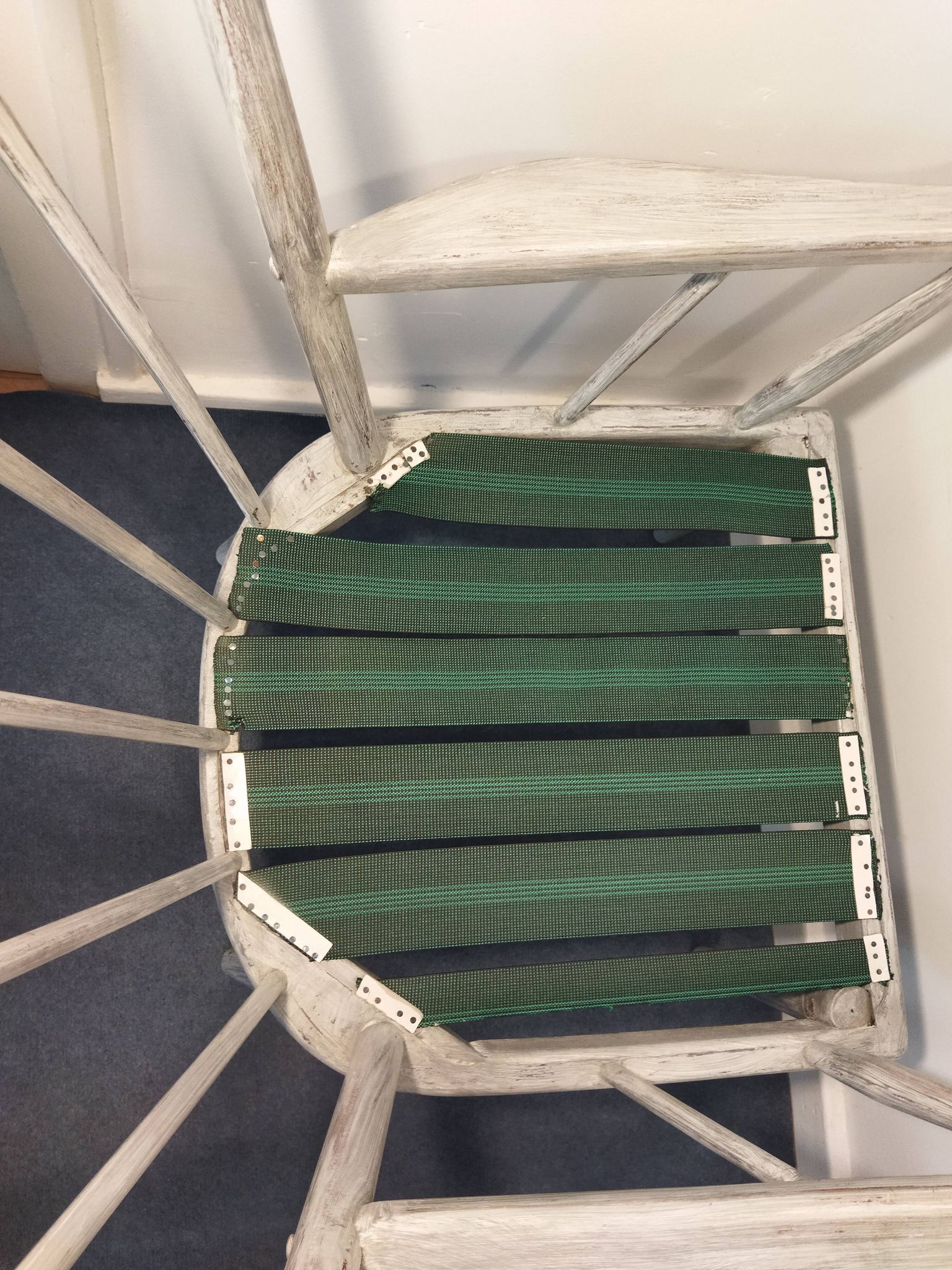 Pair of Baumann fan armchairs