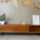 Vintage wooden row from the 50s-60s