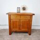Solid oak chopping block buffet