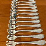 Christofle Malmaison 12 oyster forks excellent condition