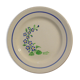 Set of 4 plates to dessert "Niderviller", blue flowers decoration