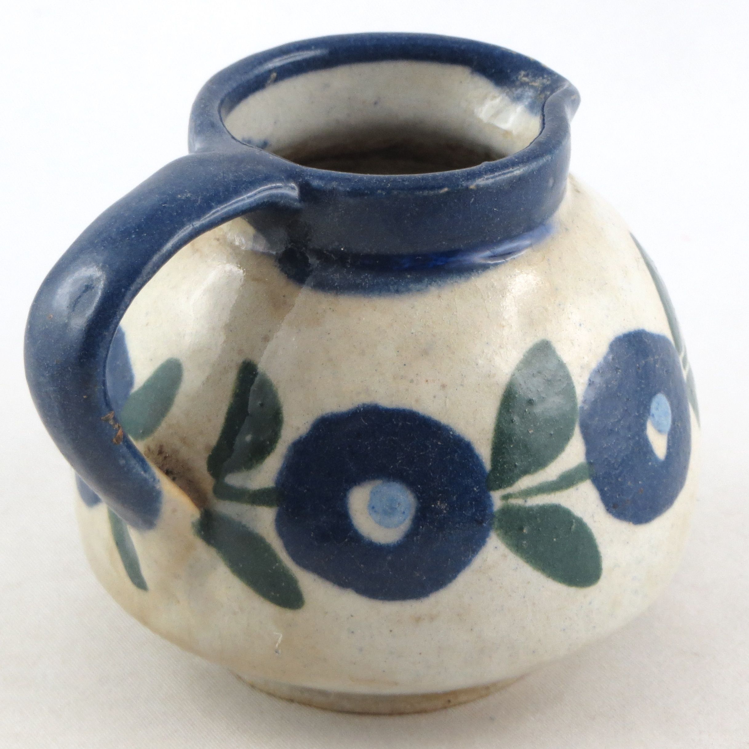 Pitcher, ceramic jean garillon soufflenheim alsace, elchinger