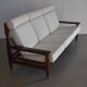 Reupholstered Mid Century Highback Sofa