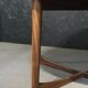 Mid-century round teak collection Starburst coffee table by Tom Robertson for McIntosh