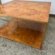 Elm magnifying glass squared coffee table