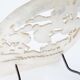 Mother-of-pearl shell openwork asian deco photophore