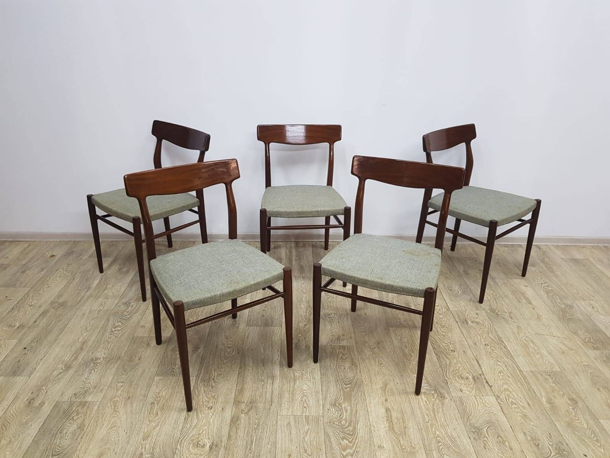 Set of chairs, Lubke/No.603/Mid-Century, 1950s/60s.