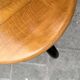 Vintage industrial stool in wood and metal