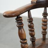 Antique English Highback Windsor Chair from the 18th Century