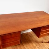 Scandinavian teak desk Tibergaard, 1960