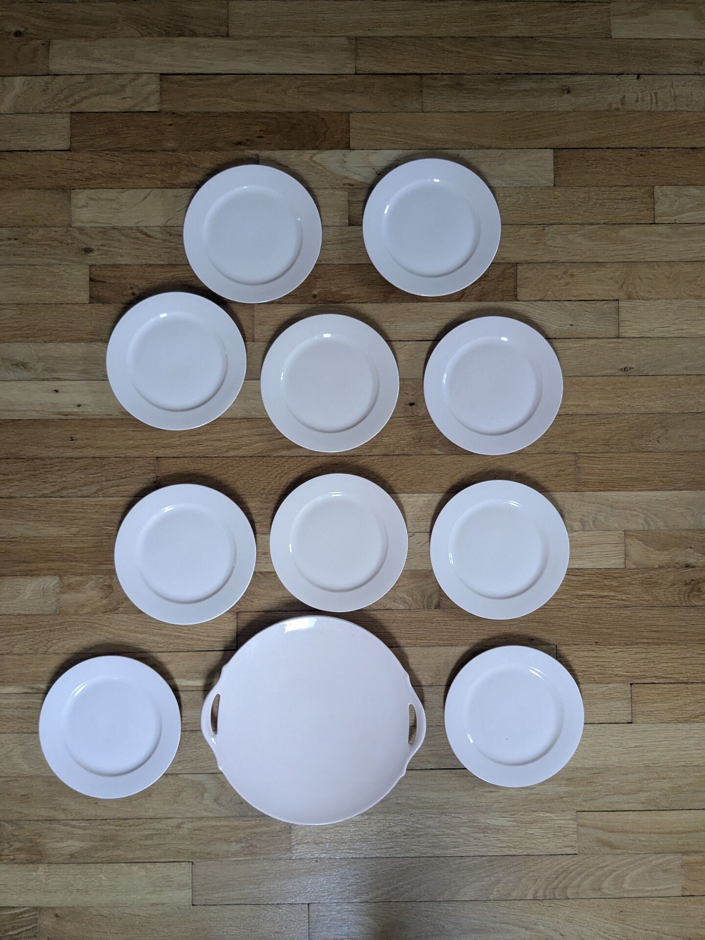 Dessert service Digoin Sarreguemines