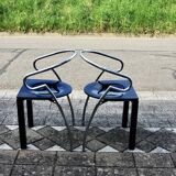 Pair of vintage space age chair 1980