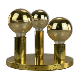 60s brass designer ceiling light