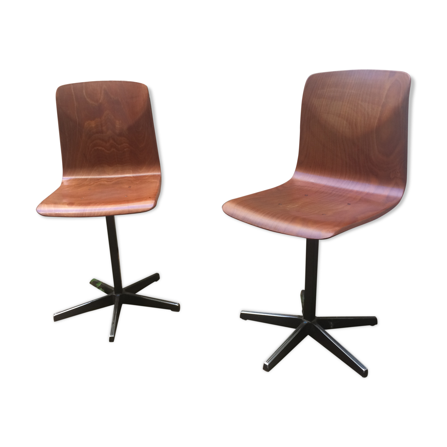 Pair of workshop Galvanitas chairs