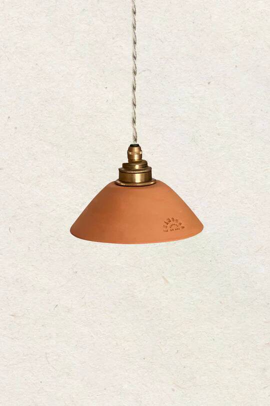 PITCHOUN - Red terracotta - Portable lamp