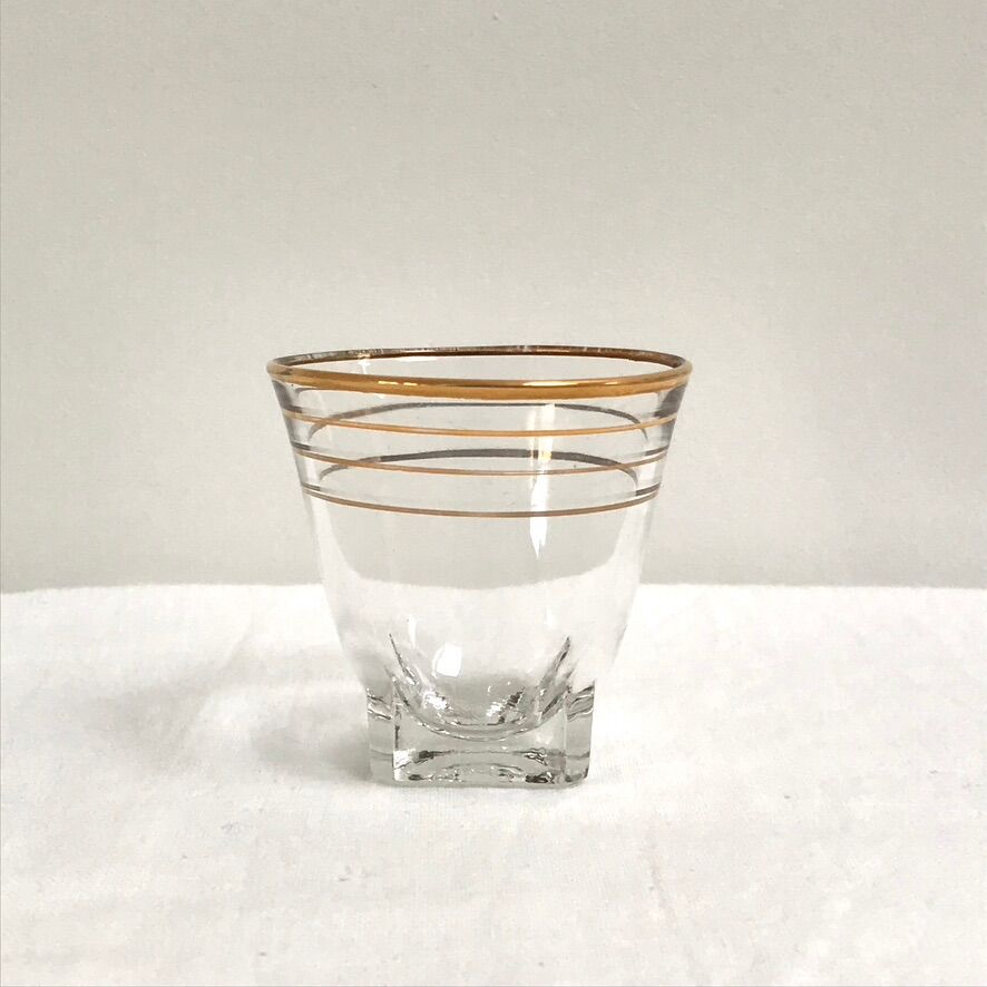 6 antique liquor glasses