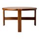 Round coffee table attributed to Niels Bach, 1970s.