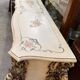 Curved Louis XV Venetian buffet in lacquered, painted, and gilded wood.