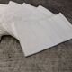 Serviettes de table anciennes damassées décor fleurs lot de9
