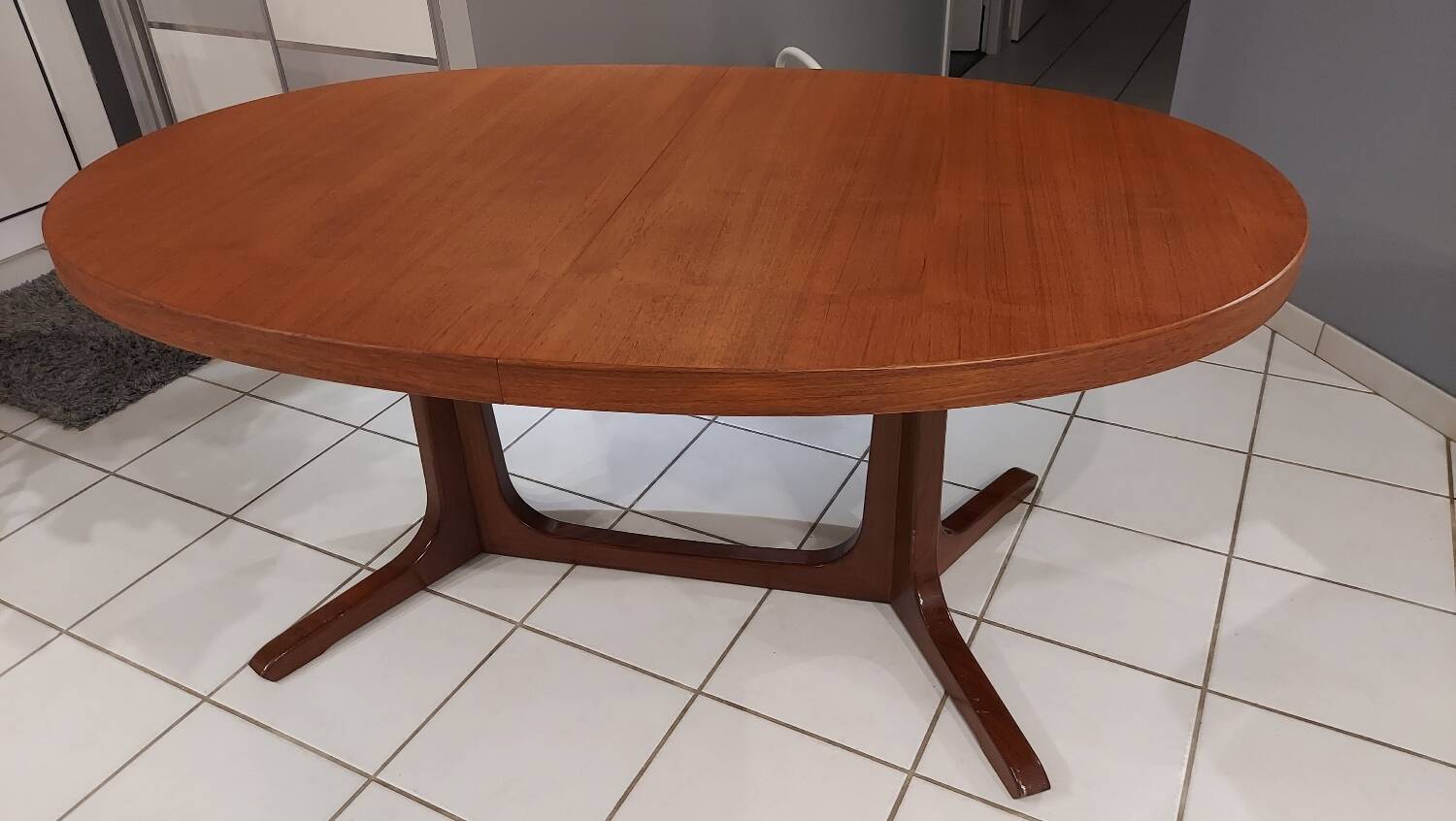 Baumann teck house extendable table vintage 1970