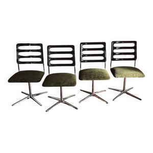 Lot de 4 chaises pivotantes