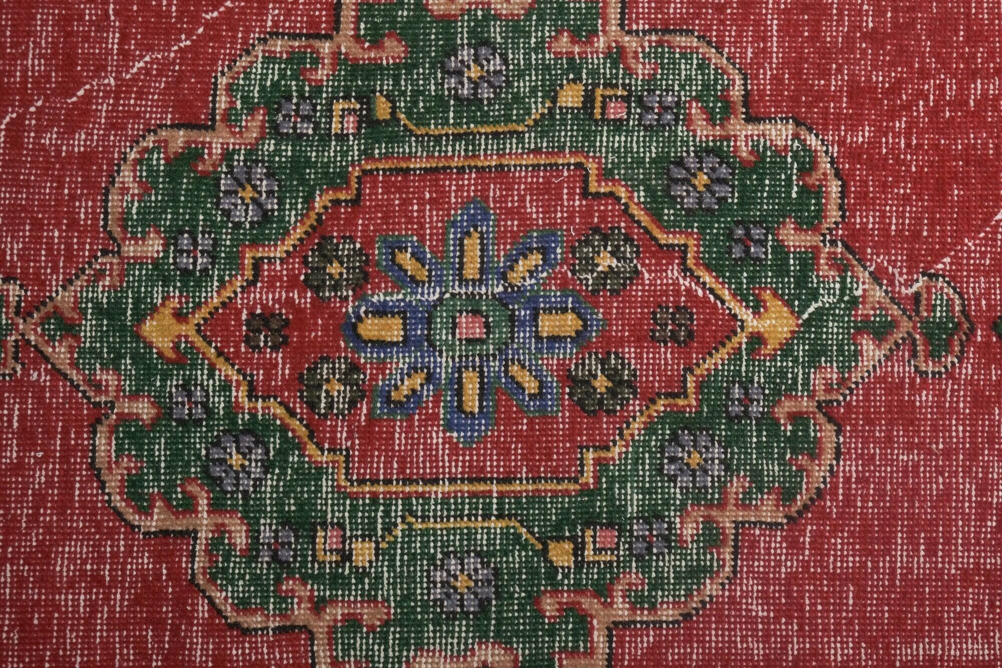 Vintage Turkish hallway rug 81x730 cm