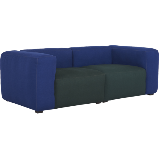 Canapé Hay Mags Soft 2 places bleu/vert
