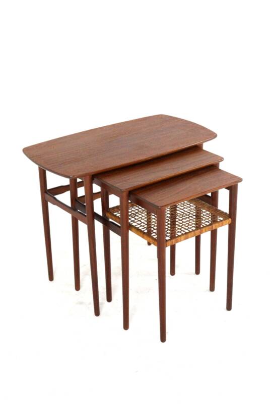 Set of nesting tables 'Sunds' mid century modern